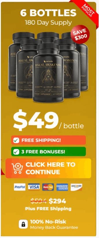 Pineal Awakening 6 Bottles 